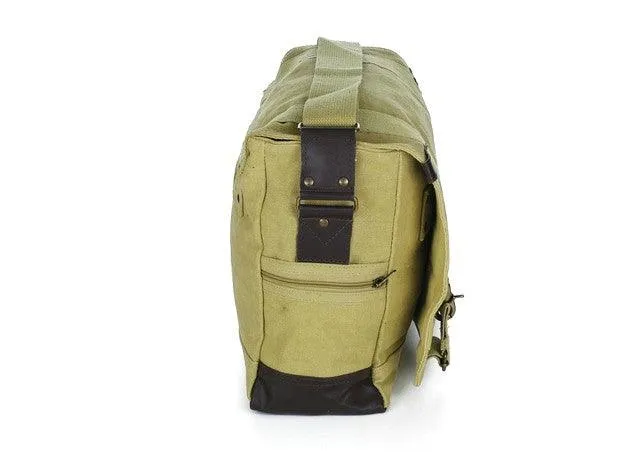 Vintage Canvas B-15 Pilot Messenger Bag