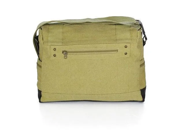 Vintage Canvas B-15 Pilot Messenger Bag