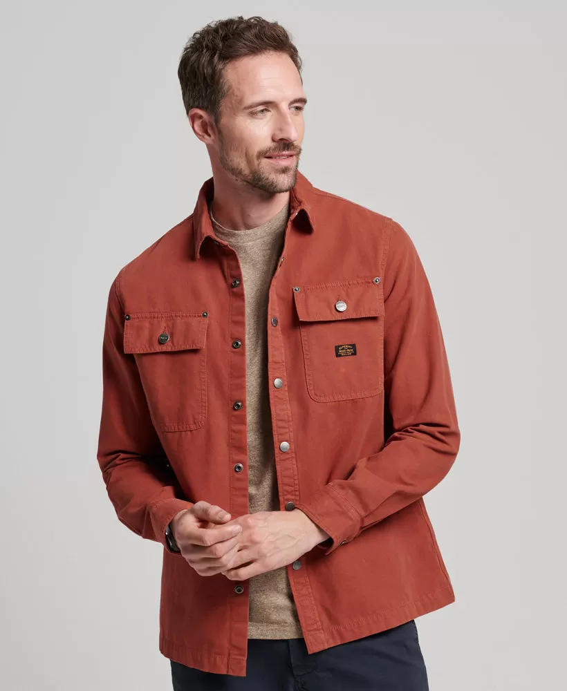 Vintage Canvas Overshirt | Smoked Cinnamon Brown