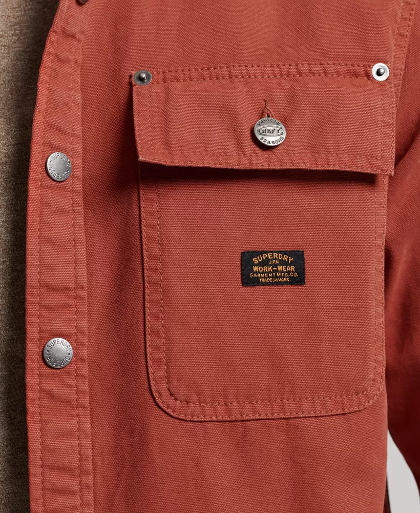 Vintage Canvas Overshirt | Smoked Cinnamon Brown