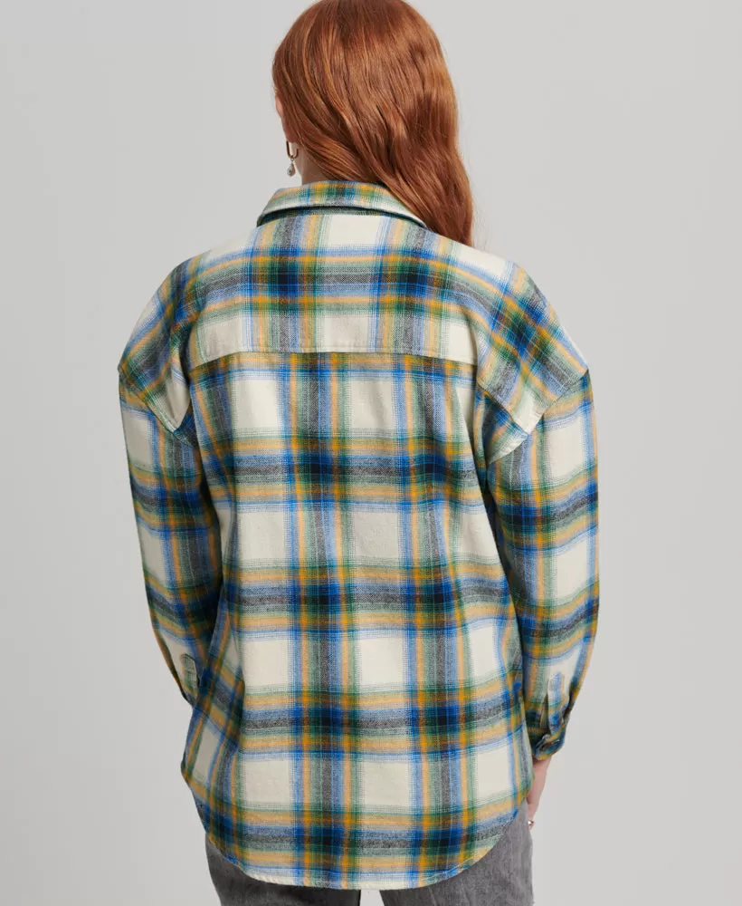 Vintage Check Overshirt | Friars Green Check