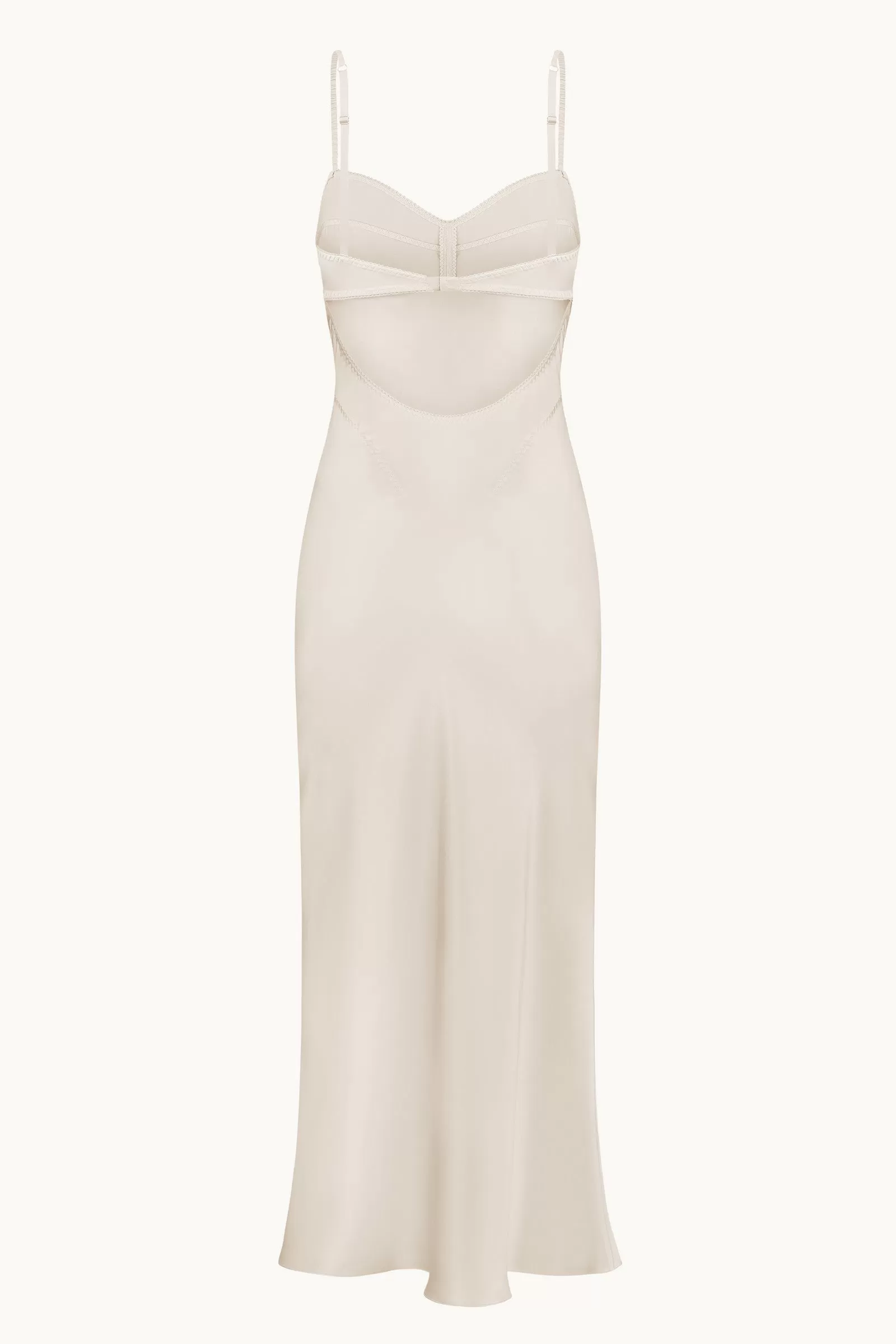 Waterlily Midi Dress in Ivory