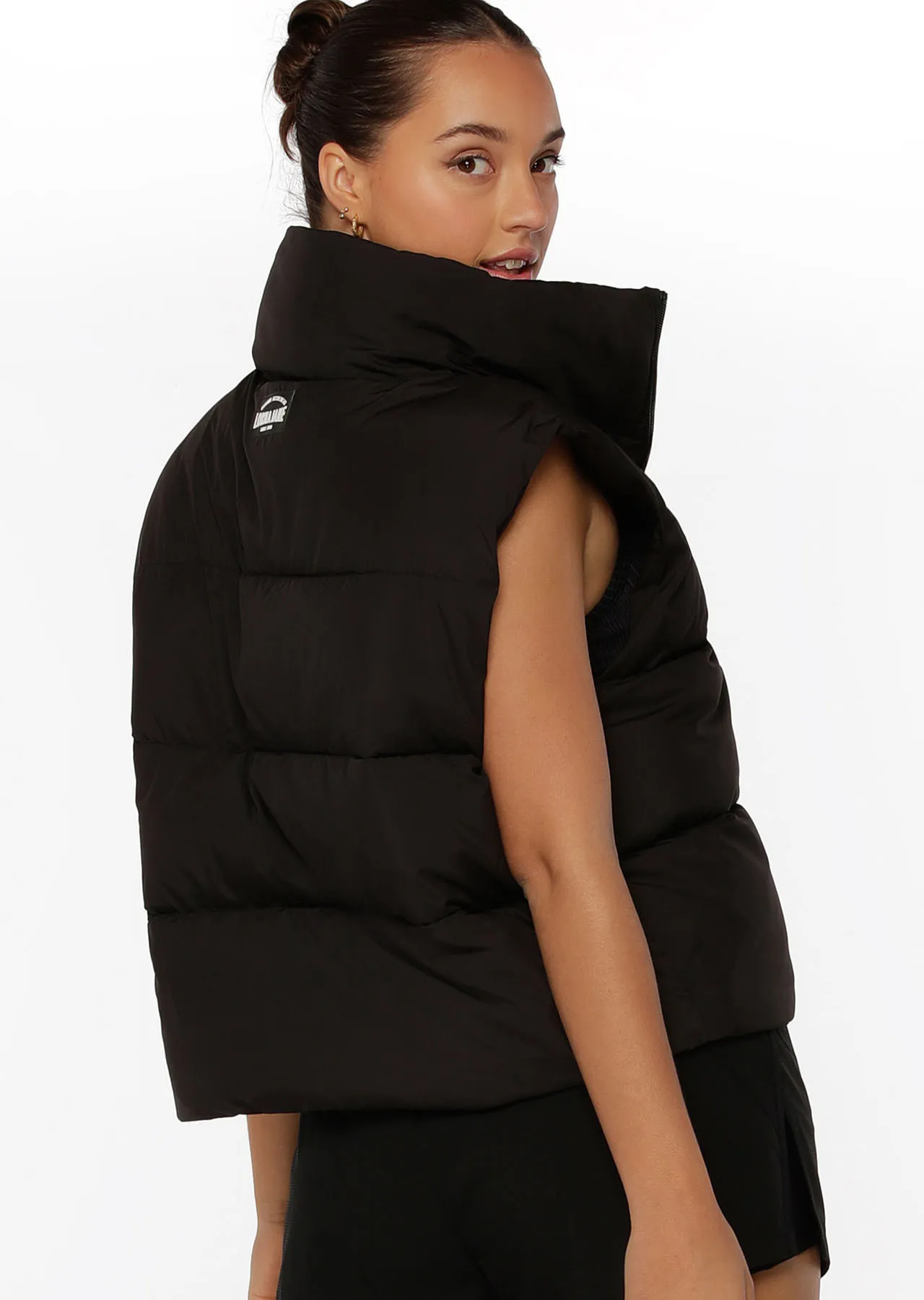 Weightless Puffer Vest | Black | Jackets, Hoodies and Sweats | Lorna Jane New Zealand