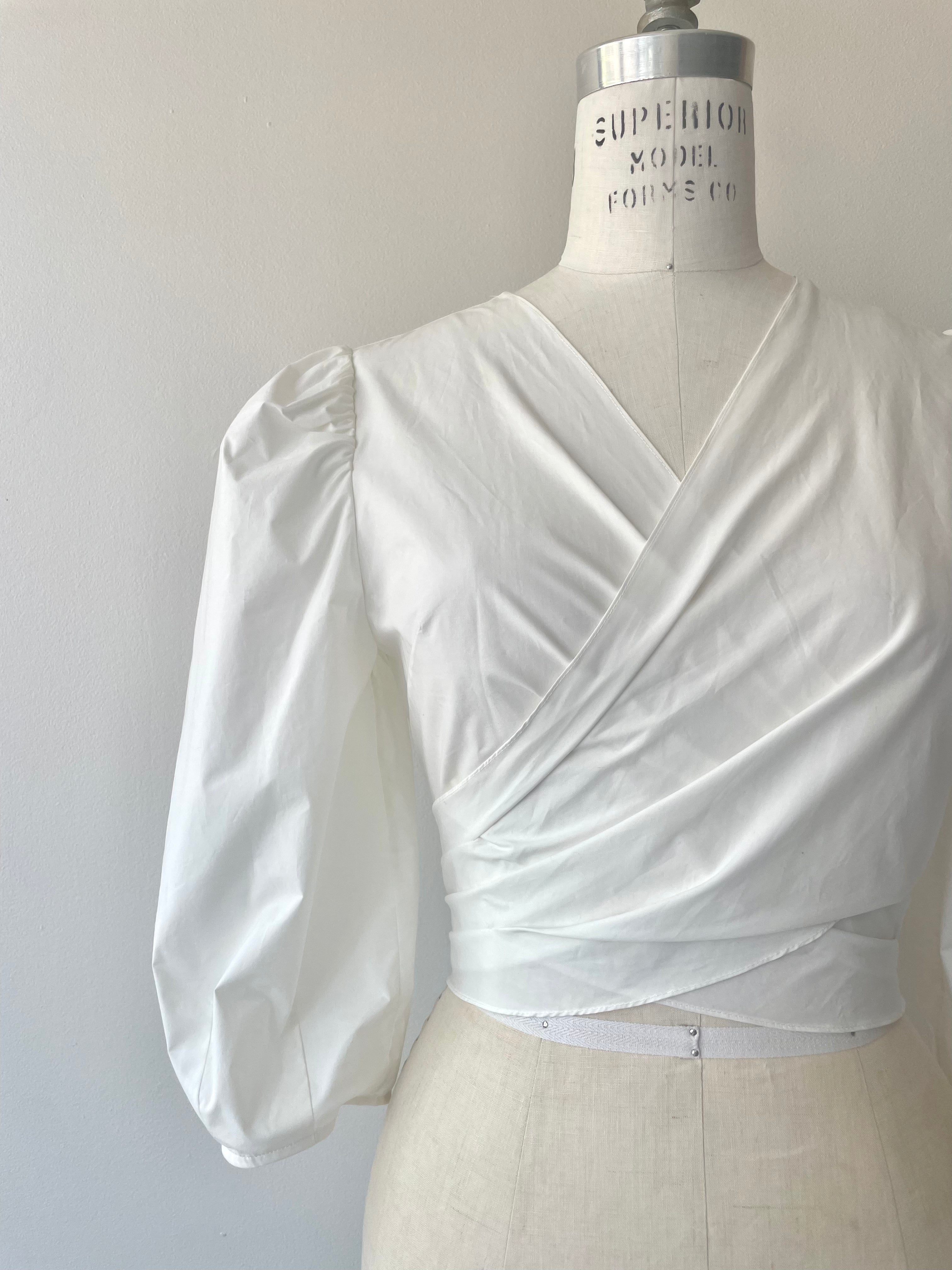 Whit Wrap Blouse