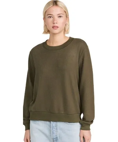 Z Supply Russel Sweatshirt Grape Leaf L